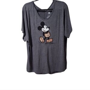 Mickey Mouse Blouse With Sequin XL